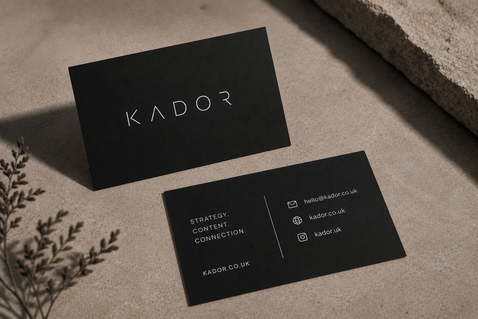 KADOR business card